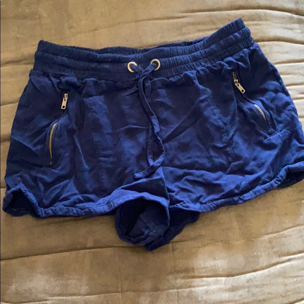 Blue shorts